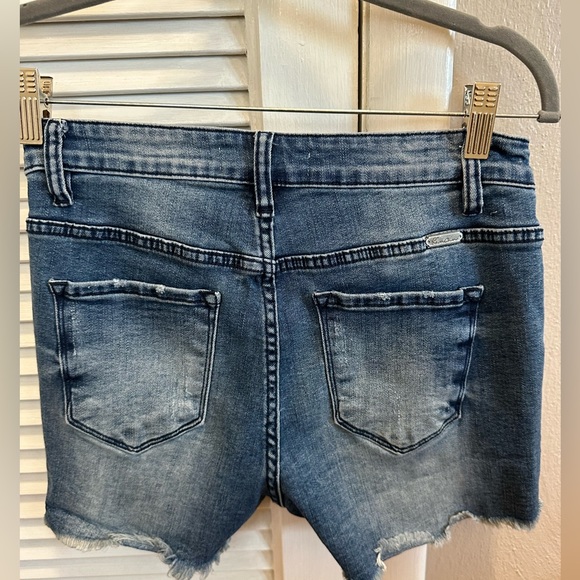Kancan Denim High Rise Shorts - Picture 5 of 5